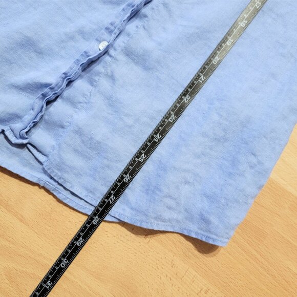 J. Crew Classic Button Up Linen Shirt | Size: 0 - Picture 3 of 15